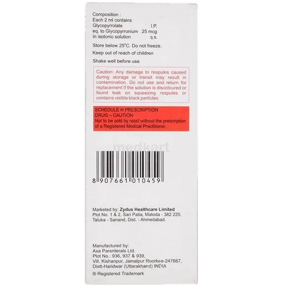 glynium 25mcg respules 2 ml